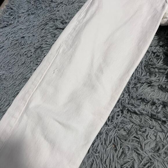 Vintage 1980s/ 1990s Denim White Guess Jeans Mom XS Grunge USA Made - Picture 4 of 14